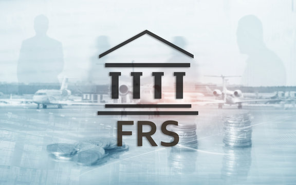Federal Reserve System. FRS. Business Finance concept on abstract background. 