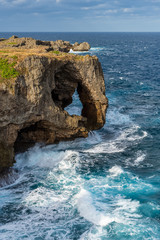 Naklejka premium Manzamo Cape in Okinawa