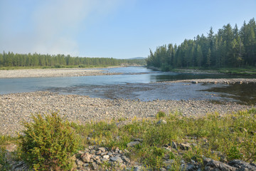 Taiga river.