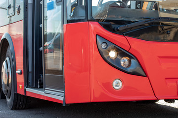 passenger bus lights, door