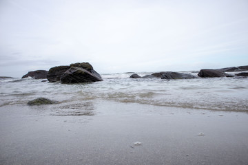 Landscape by the sea,