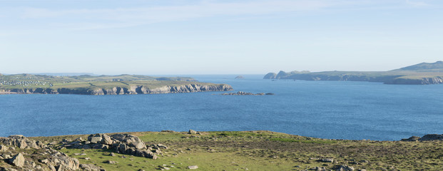 Panoramic View from St Davids Head in Pembrokeshire, Wales