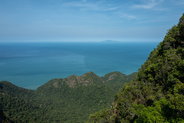 View from the top of the Langkawi Sky Cab area