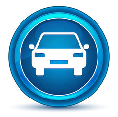 Obraz premium Car icon eyeball blue round button