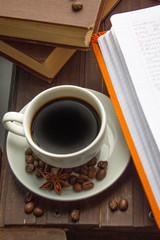  cup of coffee on the table