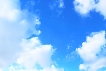 Obraz na płótnie Canvas Cumulus clouds. Close-up. Background. Landscape.