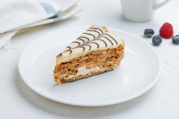 The Esterhazy cake a piece