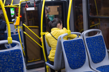 in the evening they let the bus go, people rush home © donikz
