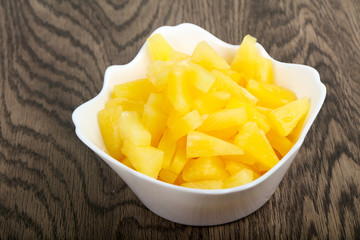 Canned pineapple
