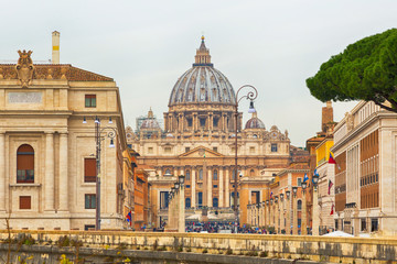 Fototapeta na wymiar Piazza San Pietro, Vatican