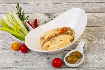 Vegan cuisine - Humus