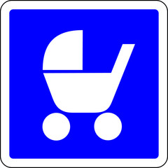 Stroller allowed sign