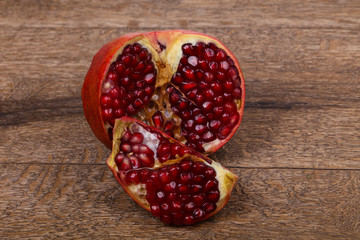Ripe tasty pomegranate
