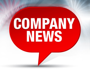 Company News Red Bubble Background