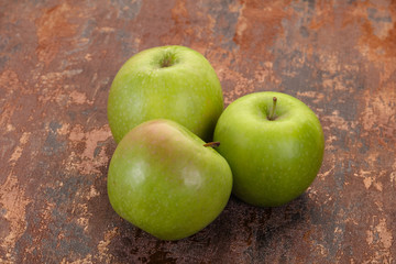 Green ripe apple