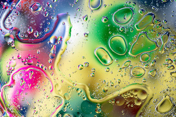 drops of water on a background