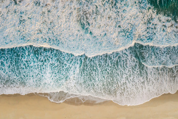 Beach from drone point of view