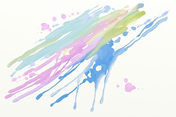 Obraz na płótnie Canvas colorful mixing on a paper