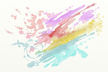 Obraz na płótnie Canvas colorful mixing on a paper