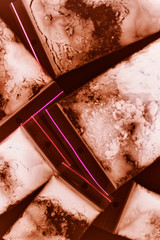 white powder in the zip plastic bags