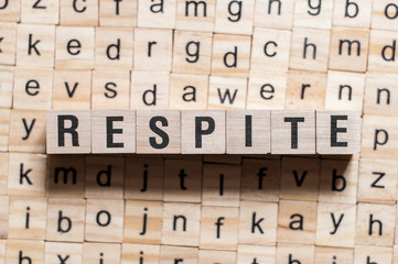 Respite word concept