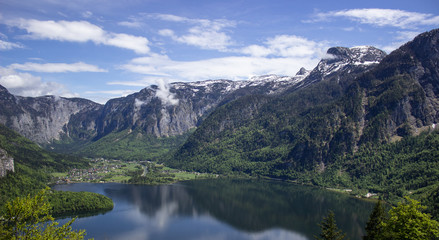 Fototapeta na wymiar Berge Österrreich Landschaft