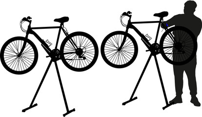 bicycle repair vector