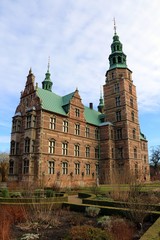 Copenhagen, Denmark. View of the Rosenborg Palace.