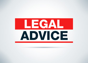 Legal Advice Abstract Flat Background Design Illustration