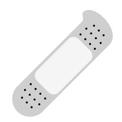 Plaster flat illustration on white