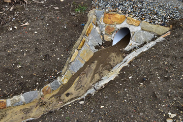 waste of soil by erosion environmental destruction