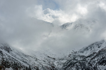 snow covered tourist trails in slovakia tatra mountains © Martins Vanags