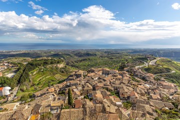 Fototapeta premium The city is in Italy 