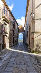 Fototapeta na wymiar The city is in Italy 