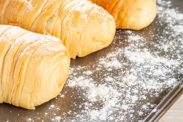 Bread of milk, traditional food of Colombia
