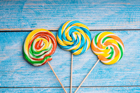 colorful lollipop