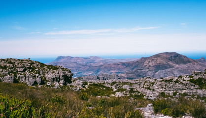 view from the top of mountain