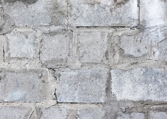 Old Concrete Block Wall Background - Grunge Texture
