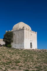 Fototapeta na wymiar Chapel / mosque on a hill, Morocco