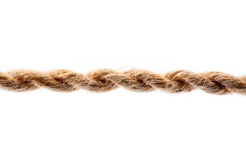 yellow rope on white background