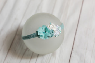 wreath of flowers. bandage. decoration on the head