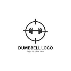 Fitness logo template design. Fitness logo with modern frame vector design