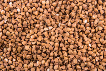 texture of buckwheat background