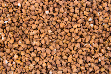 texture of buckwheat background
