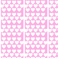 Vector background with hearts.