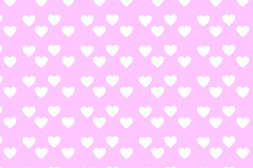 Vector background with hearts.