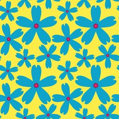 Seamless Floral Pattern in vector