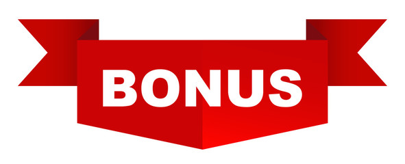 red vector banner bonus