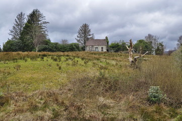Fototapeta na wymiar House in Countryside of Ireland