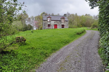 House in Countryside of Ireland